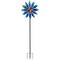 Northlight Blue Flower with Butterfly Outdoor Pinwheel Garden Stake - 4'